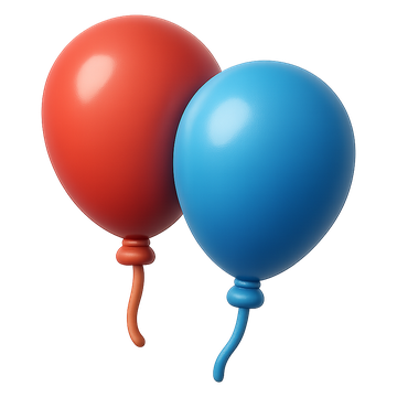 3D balloon icon
